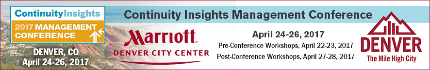 2017 Continuity Insights Management Conference